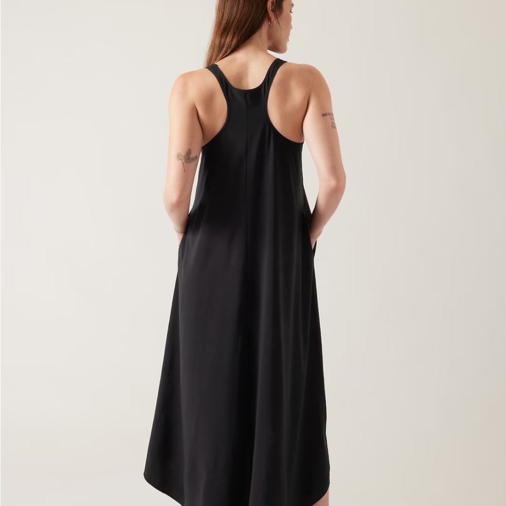 Athleta long presidio dress black XXS NWT